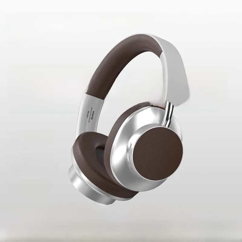 Casque Bluetooth rétro circum-auriculaire avec radio FM et slot carte TF