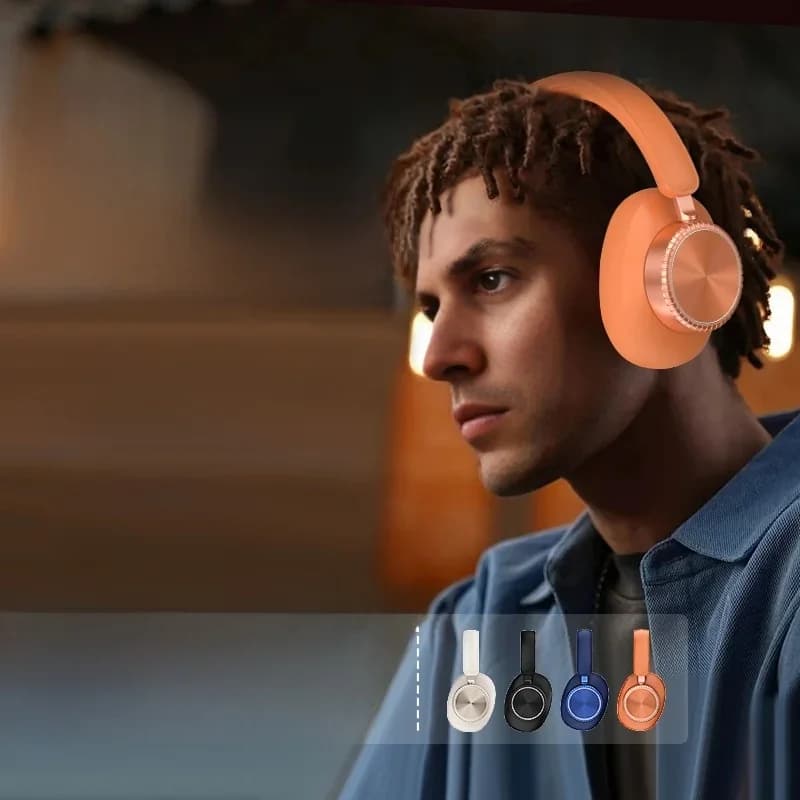 Casque sans fil à réduction active de bruit avec 35 h d'autonomie