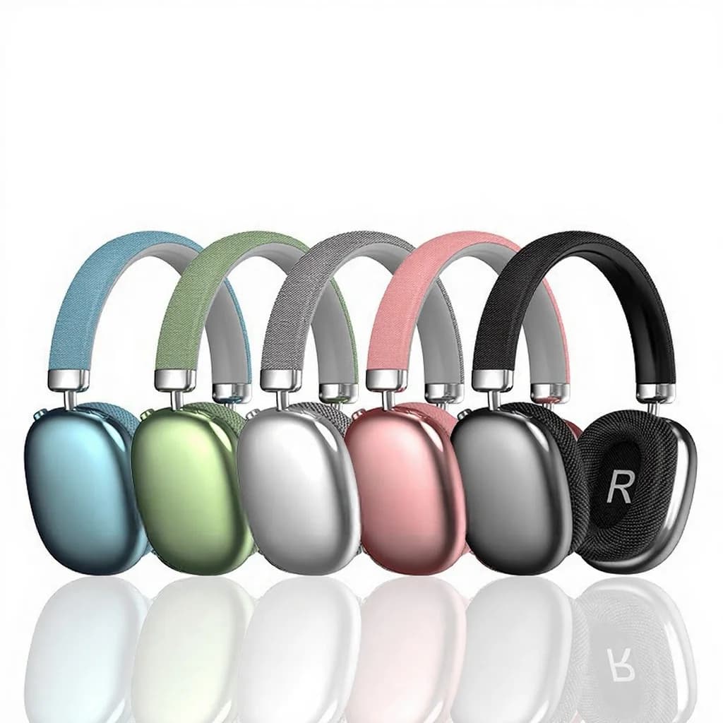 Casque sans fil supra-auriculaire avec radio FM et emplacement pour carte TF