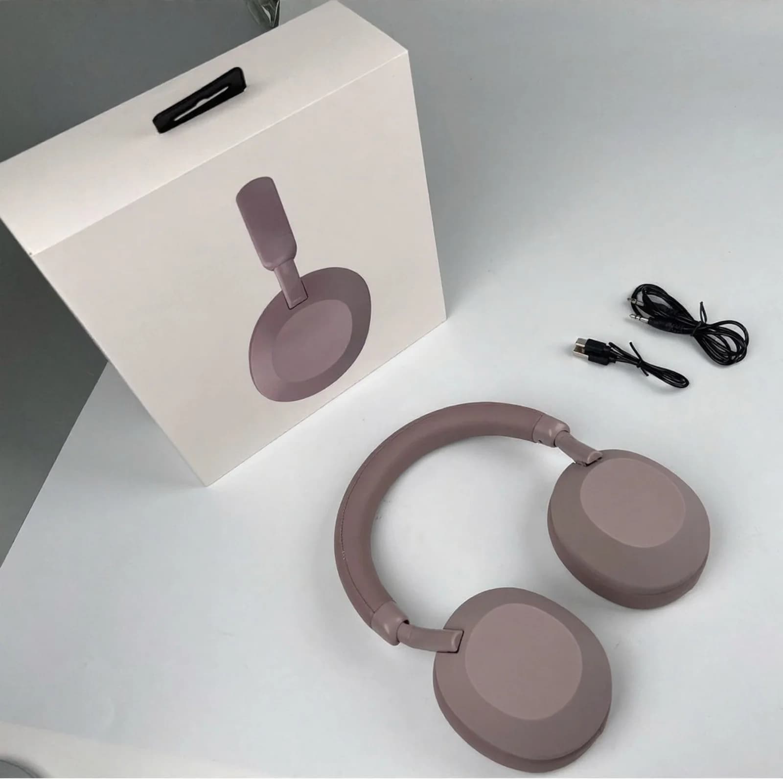 Casque Bluetooth sans fil à réduction active de bruit supra-auriculaire stéréo
