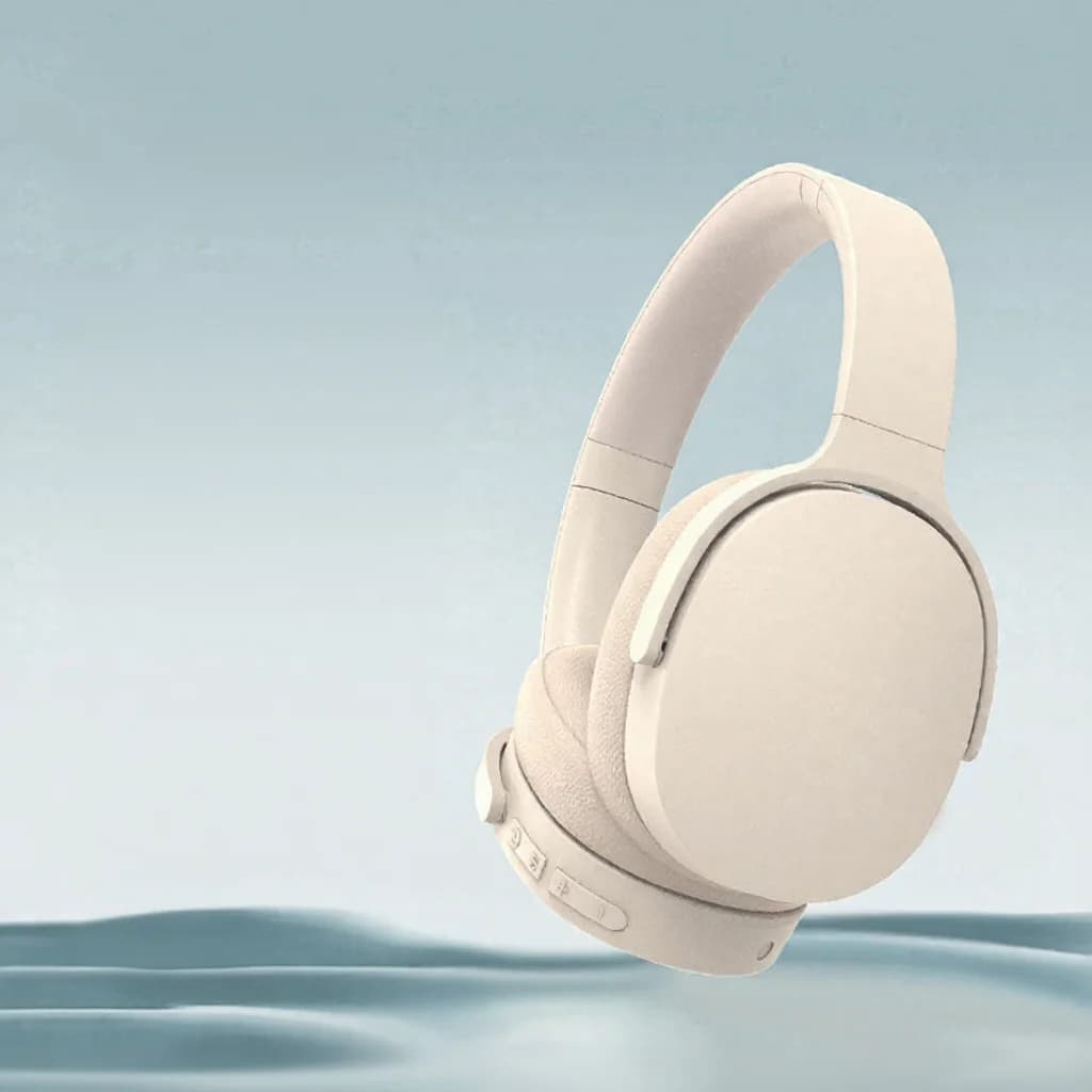 Casque sans fil supra-auriculaire avec réduction active du bruit et longue autonomie