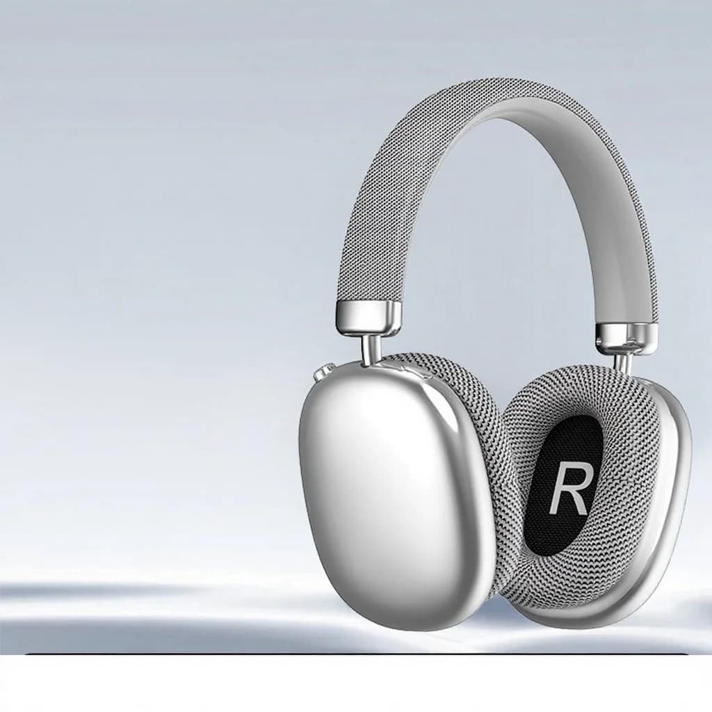 Casque Bluetooth sans fil supra-auriculaire avec radio FM et slot carte TF