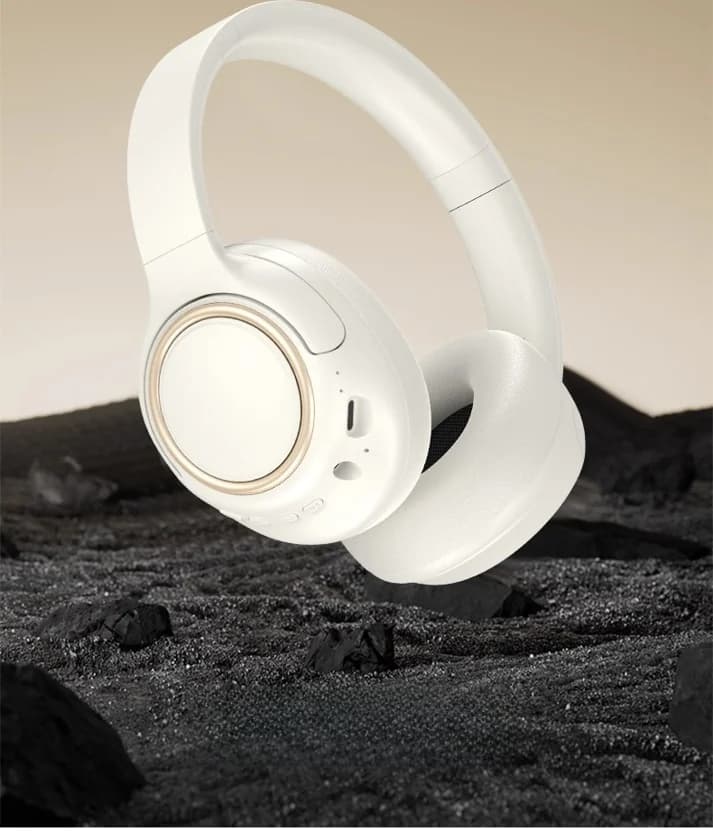 Casque sans fil à réduction active du bruit avec micro, autonomie 35H