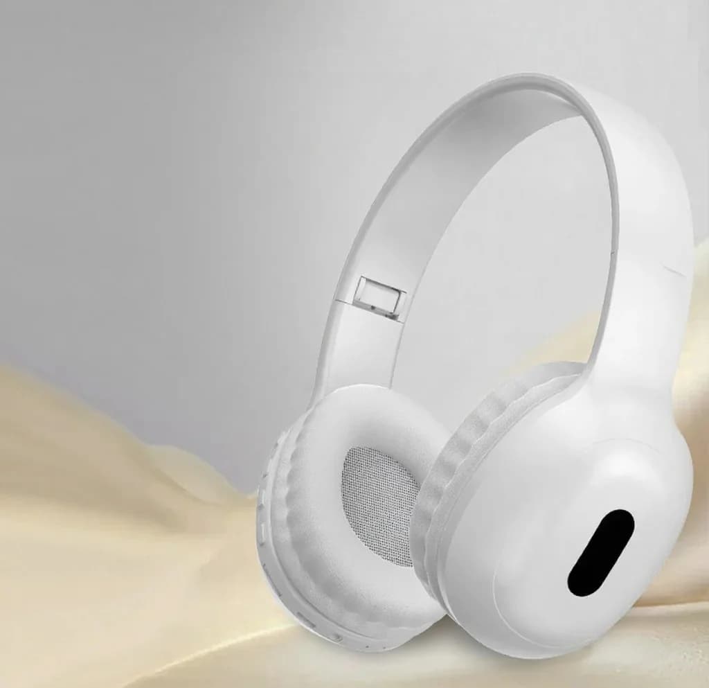 Casque Bluetooth supra-auriculaire avec lecteur de carte TF et entrée AUX