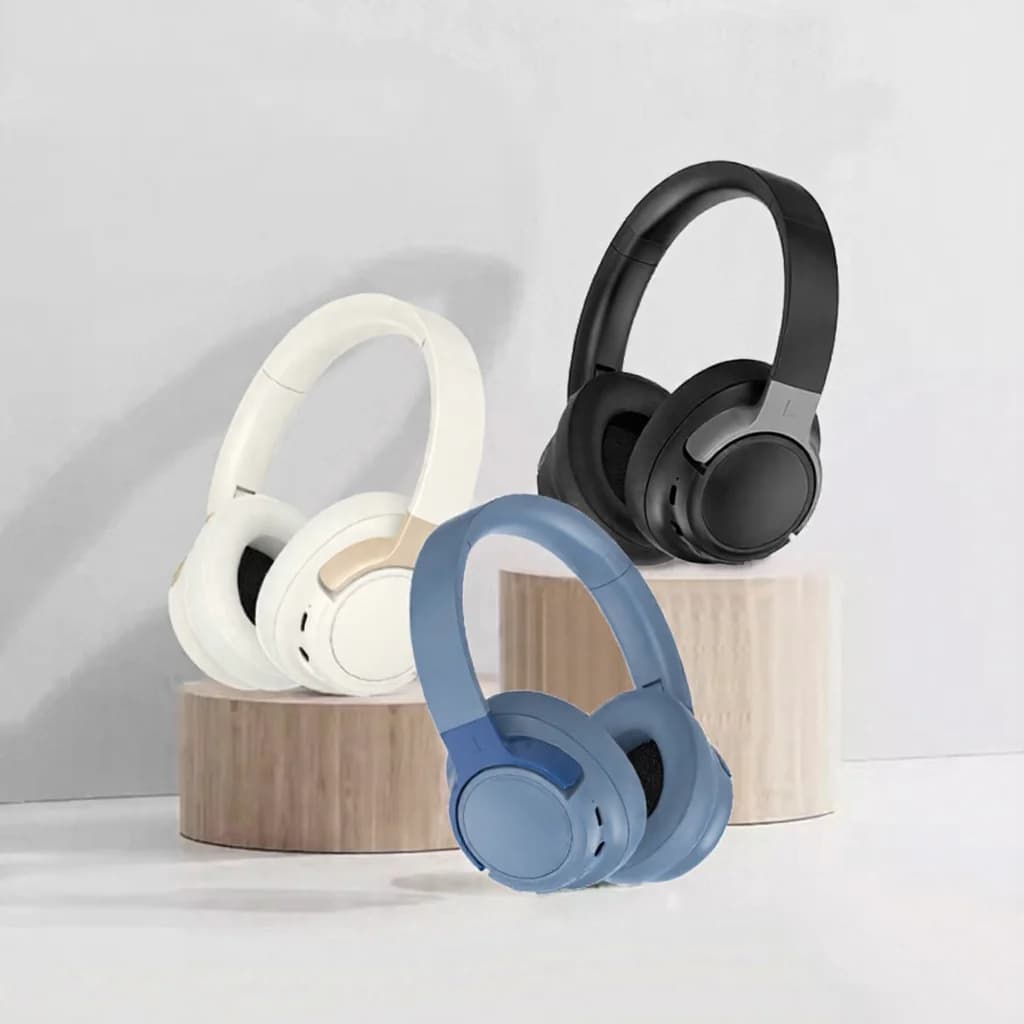 Casque Bluetooth supra-auriculaire sans fil à réduction active du bruit