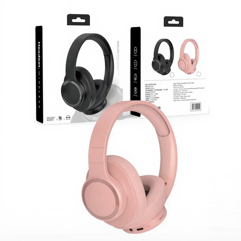 Casque sans fil supra-auriculaire avec longue autonomie et Bluetooth 5.4