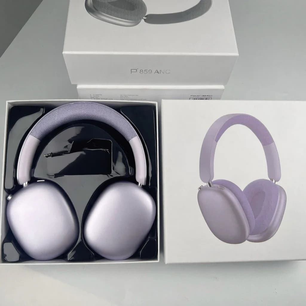 Casque sans fil supra-auriculaire avec réduction active du bruit et longue autonomie