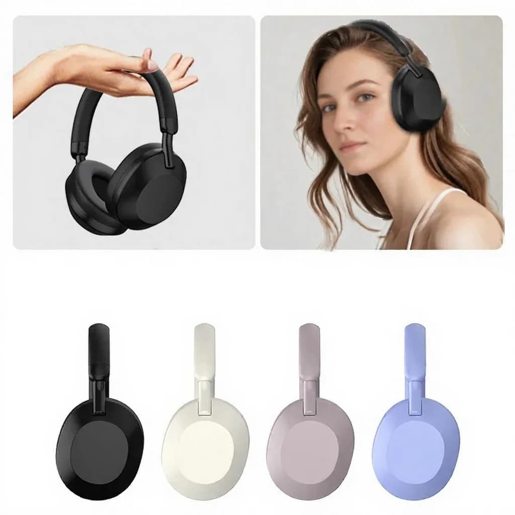 Casque Bluetooth sans fil supra-auriculaire avec réduction active du bruit (ANC)