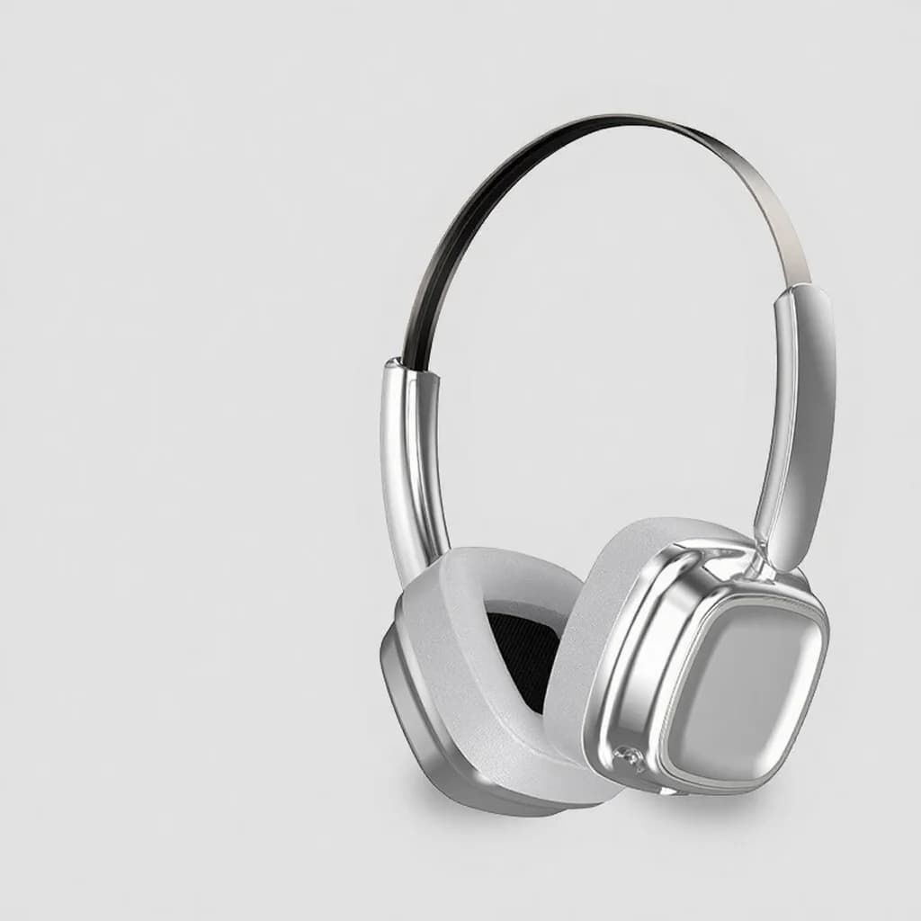 Casque sans fil rétro supra-auriculaire Bluetooth 5.4 stéréo basses