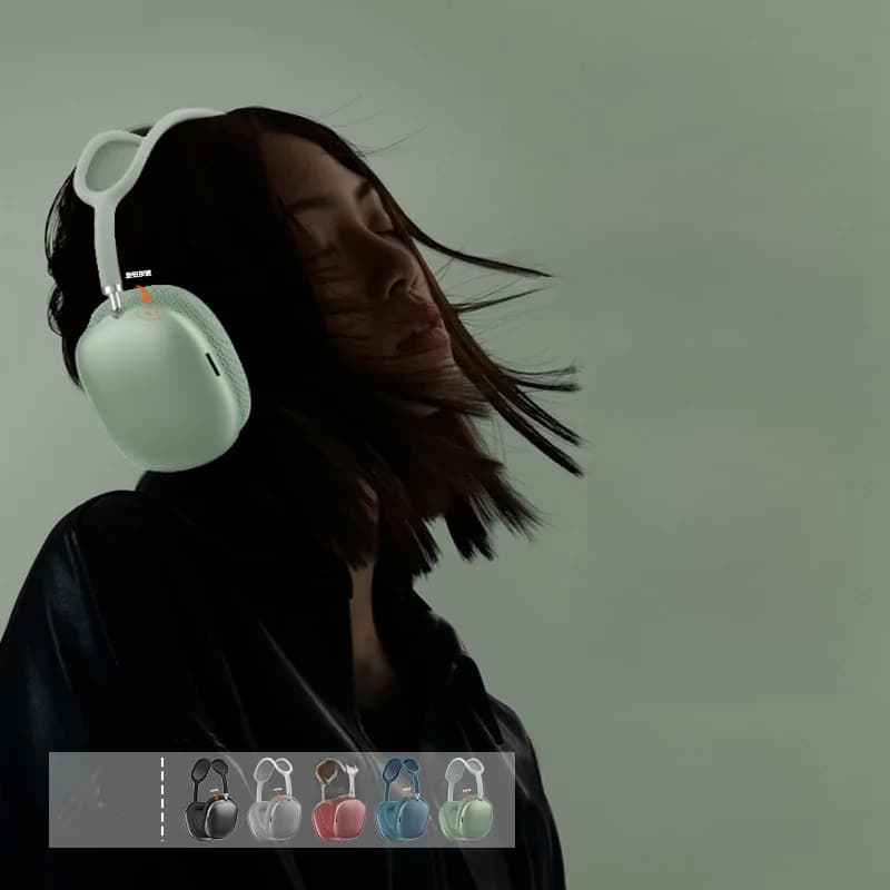 Casque supra-auriculaire Bluetooth 5.4 avec molette rotative et radio FM