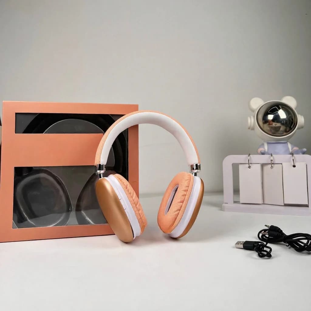 Casque sans fil supra-auriculaire avec Bluetooth 5.4 et longue autonomie