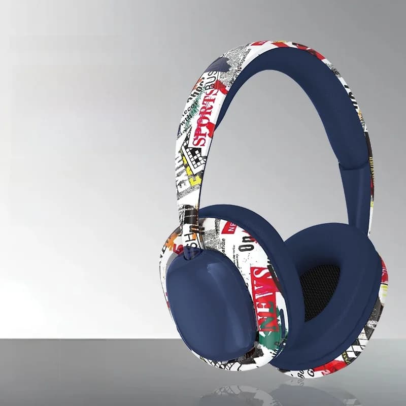 Casque Bluetooth supra-auriculaire avec basses profondes et connectivité sans fil