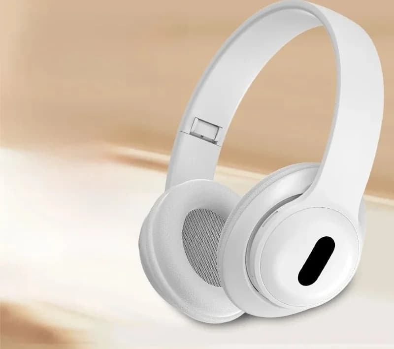 Casque sans fil supra-auriculaire Bluetooth avec radio FM et slot carte TF