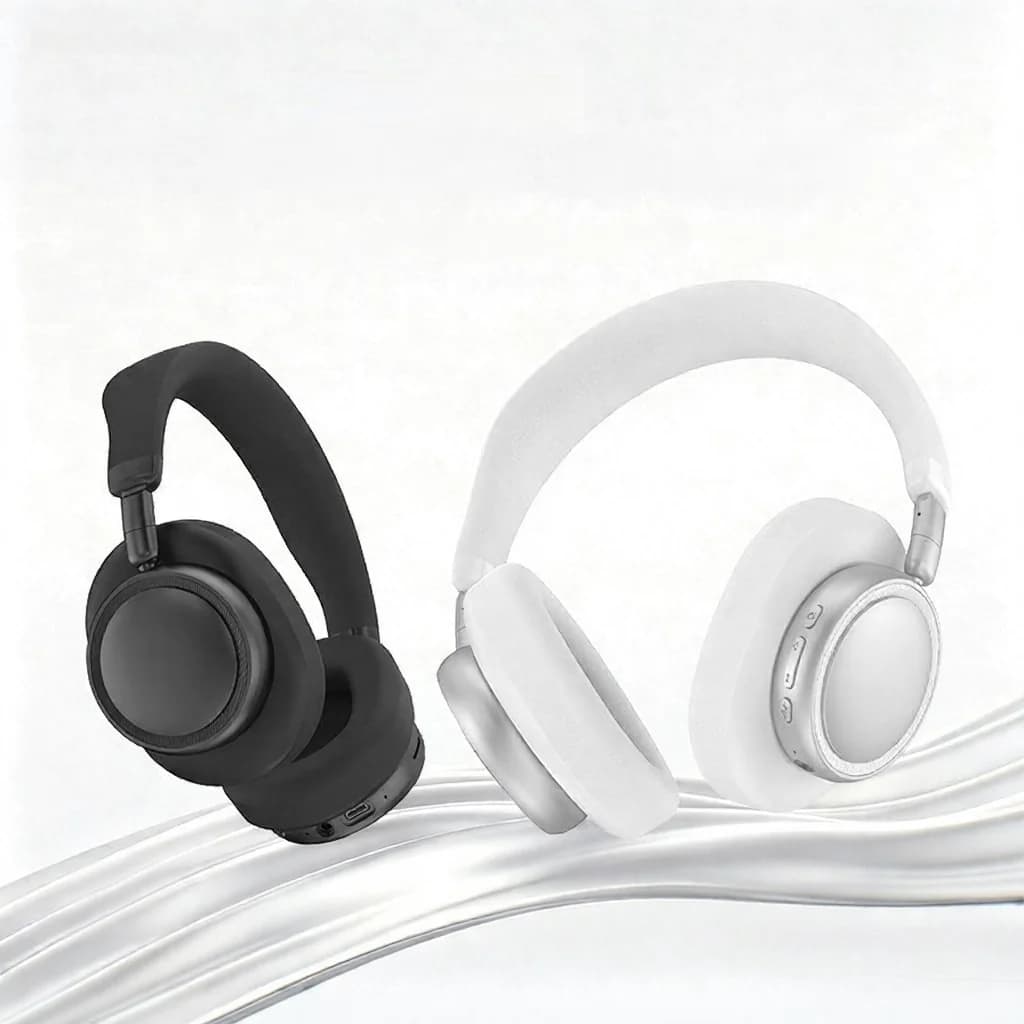 Casque sans fil supra-auriculaire avec ANC, design pliable, 30H d'autonomie