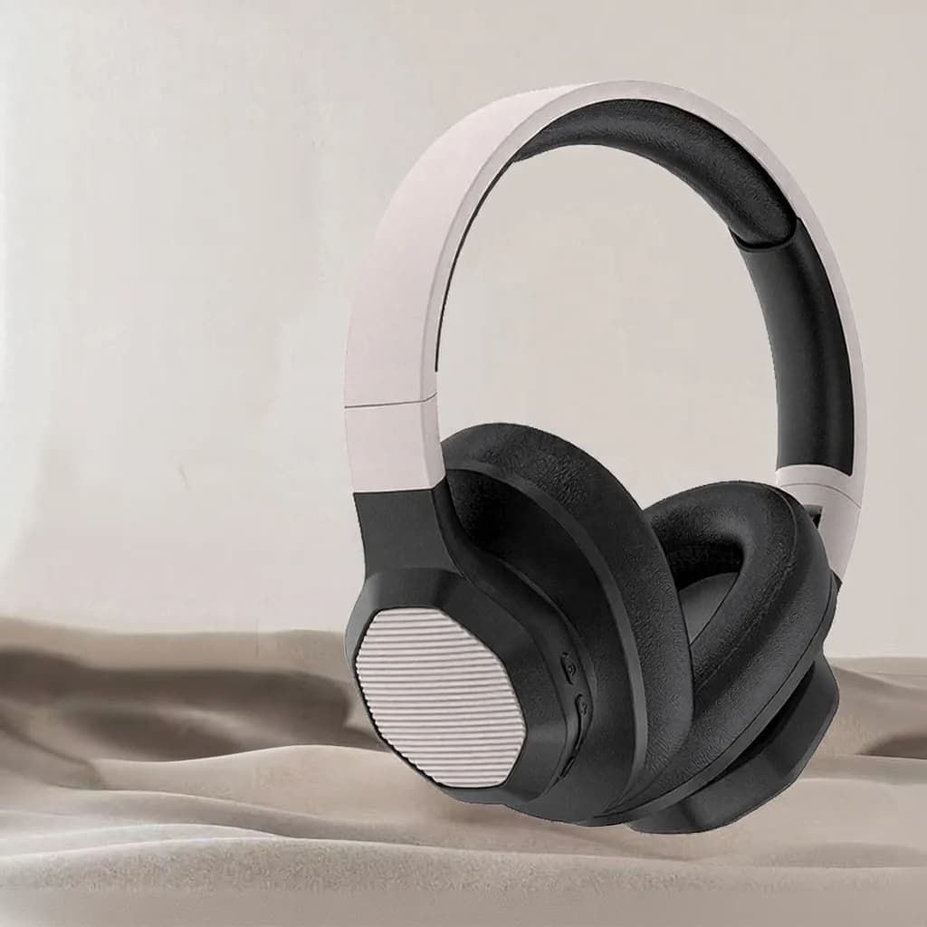 Casque Bluetooth supra-auriculaire avec radio FM et slot carte TF