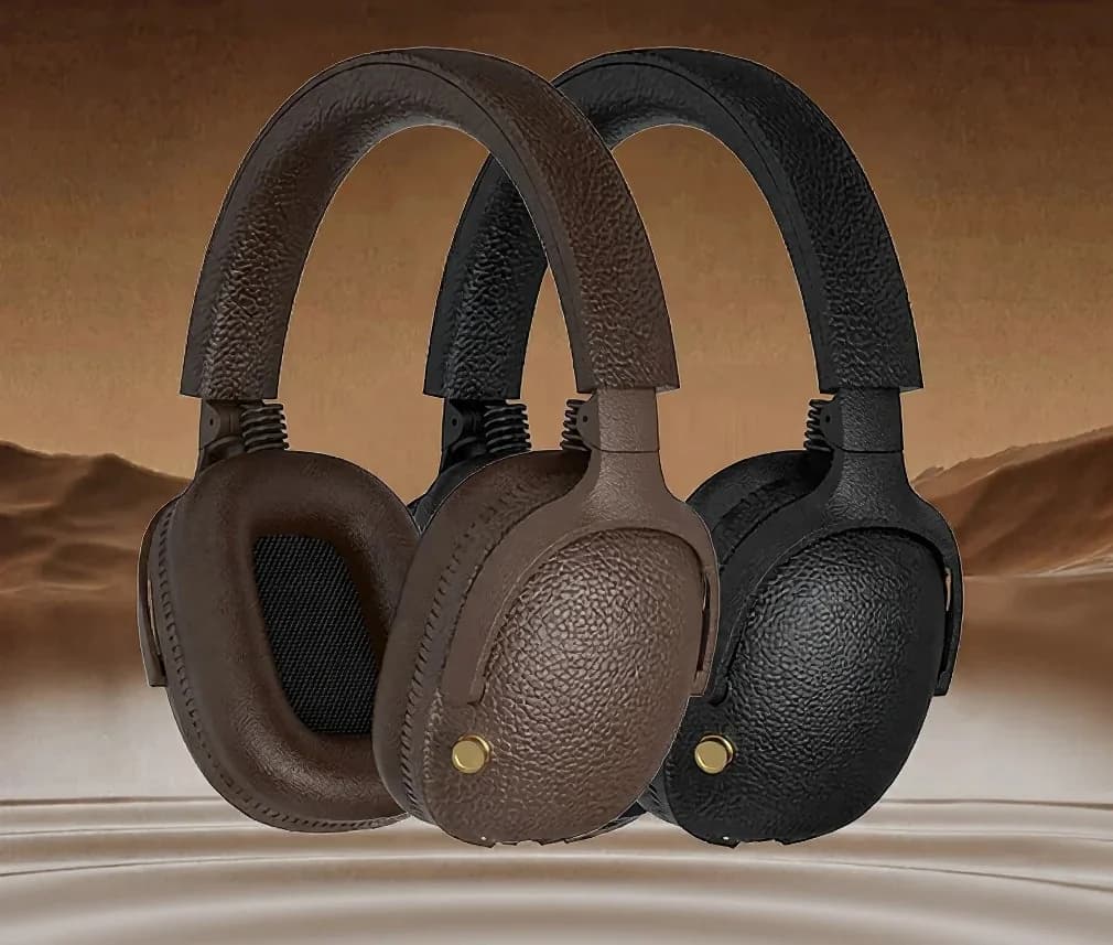 Casque rétro sans fil supra-auriculaire avec charge Type-C et emplacement pour carte TF
