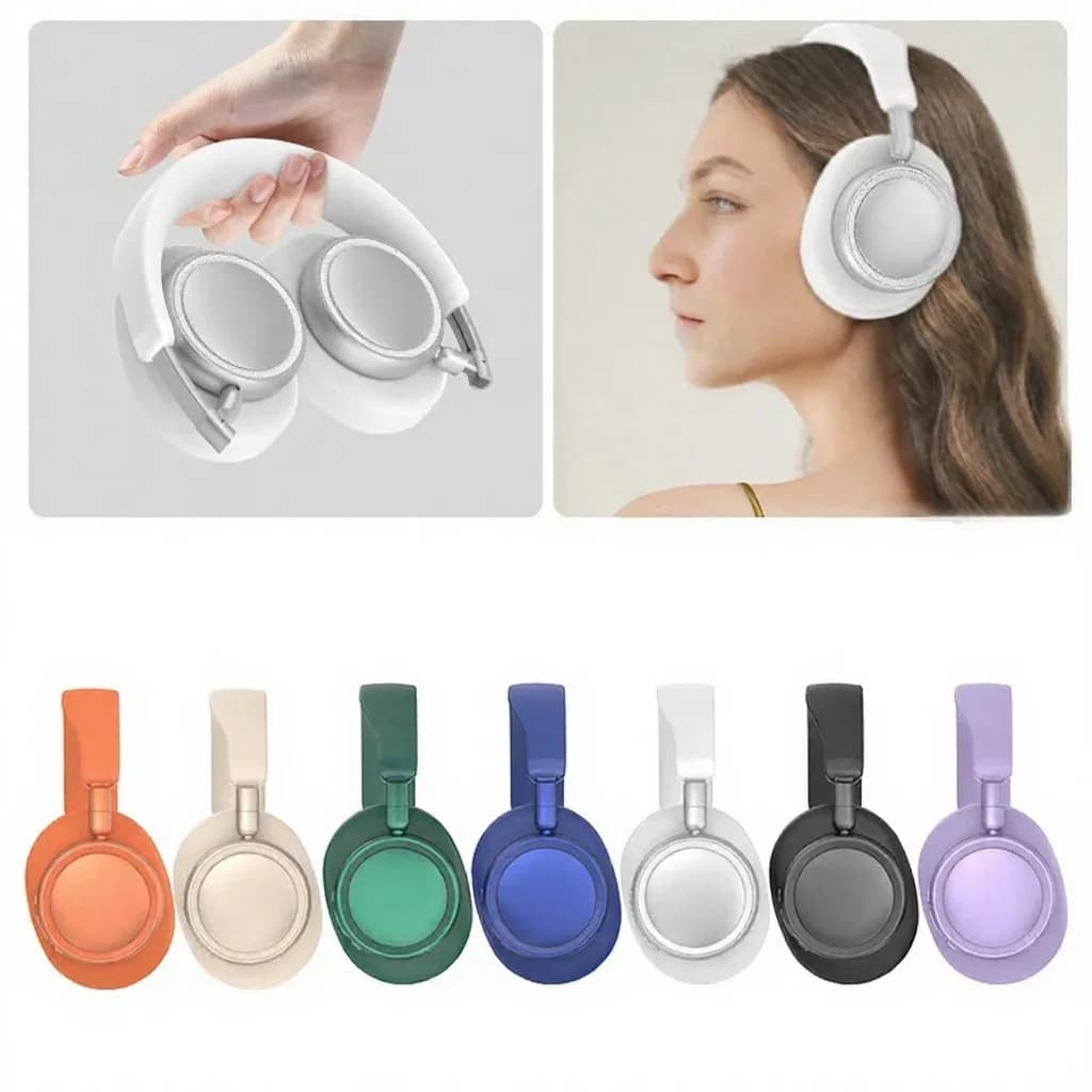 Casque sans fil supra-auriculaire avec ANC, design pliable, autonomie 30H