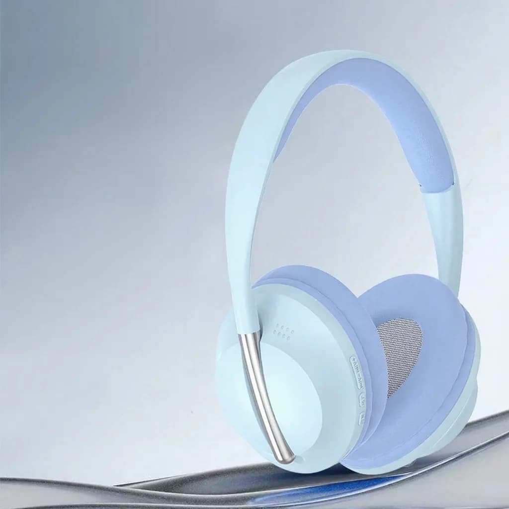 Casque sans fil supra-auriculaire radio FM et slot carte TF