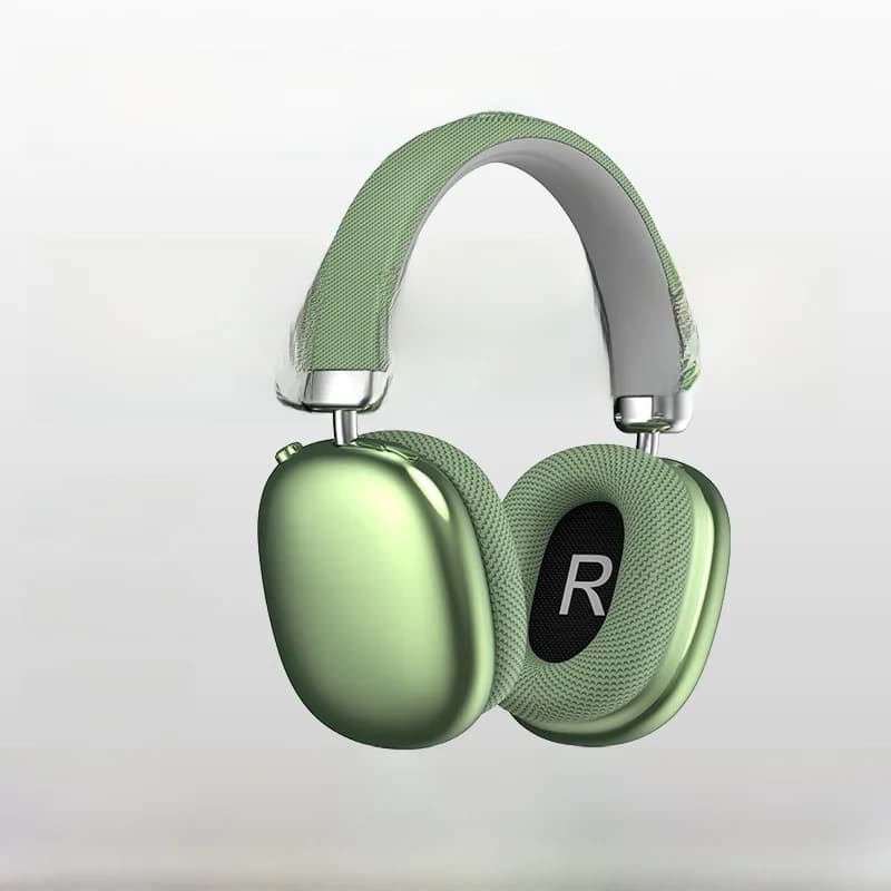 Casque Bluetooth sans fil circum-auriculaire avec slot carte TF et charge Type-C