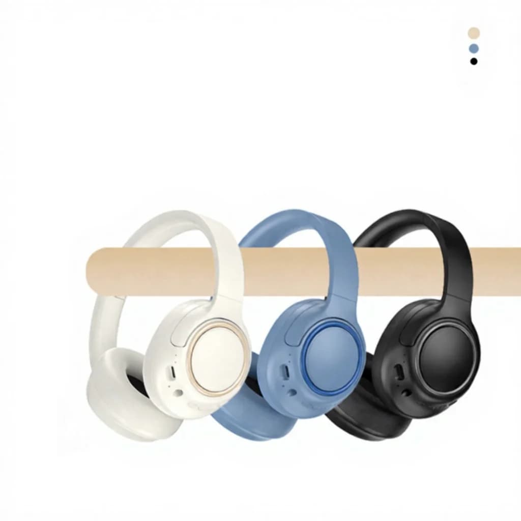 Casque sans fil à réduction active du bruit avec micro, autonomie 35H