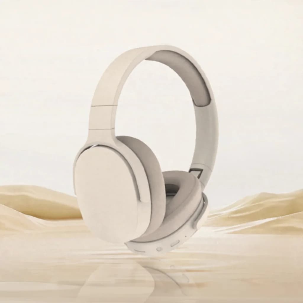 Casque sans fil Bluetooth supra-auriculaire avec radio FM et lecteur de carte TF
