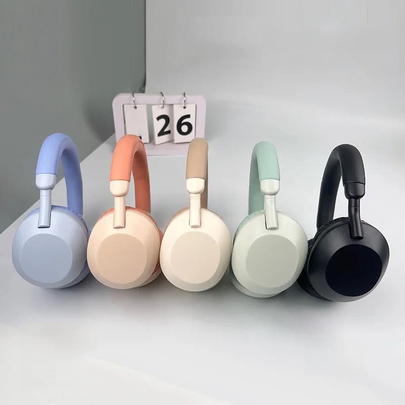 Casque Bluetooth sans fil supra-auriculaire avec basses profondes et micro