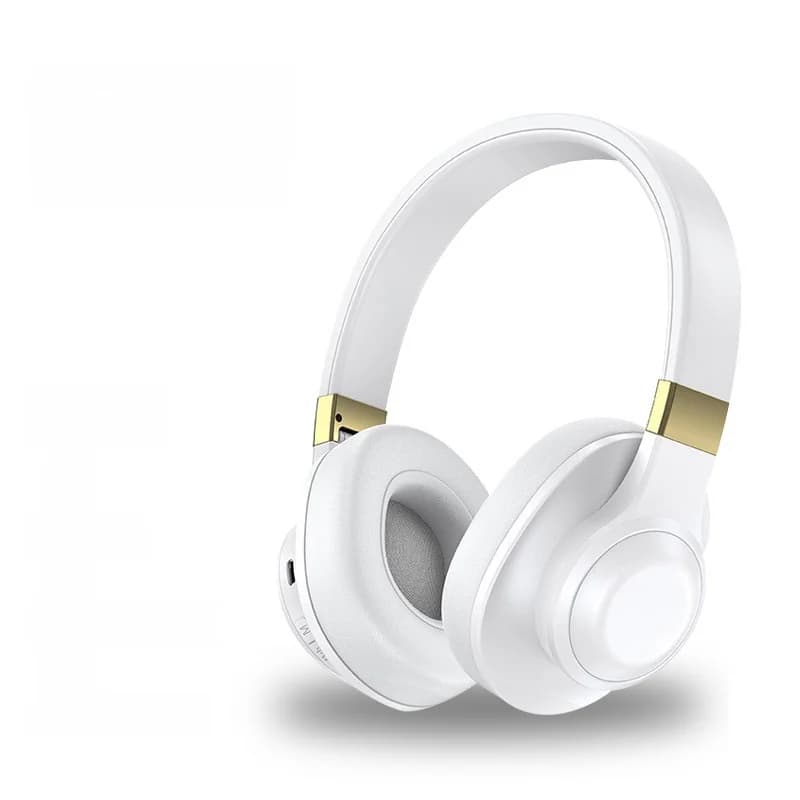 Casque Bluetooth sans fil supra-auriculaire avec basses profondes et longue autonomie