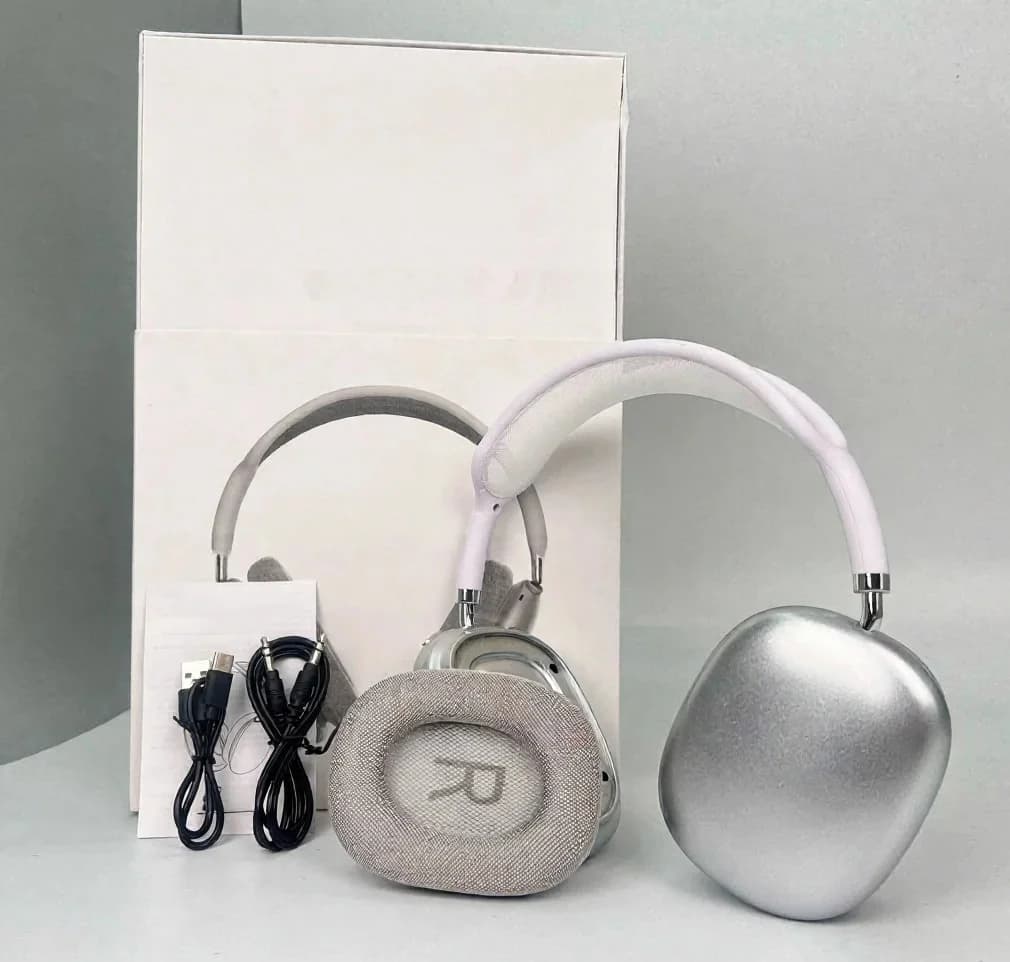 Casque sans fil supra-auriculaire avec oreillettes magnétiques et arceau en maille