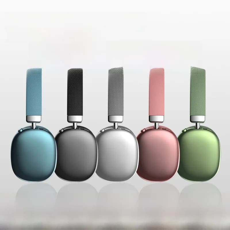 Casque Bluetooth sans fil circum-auriculaire avec slot carte TF et charge Type-C