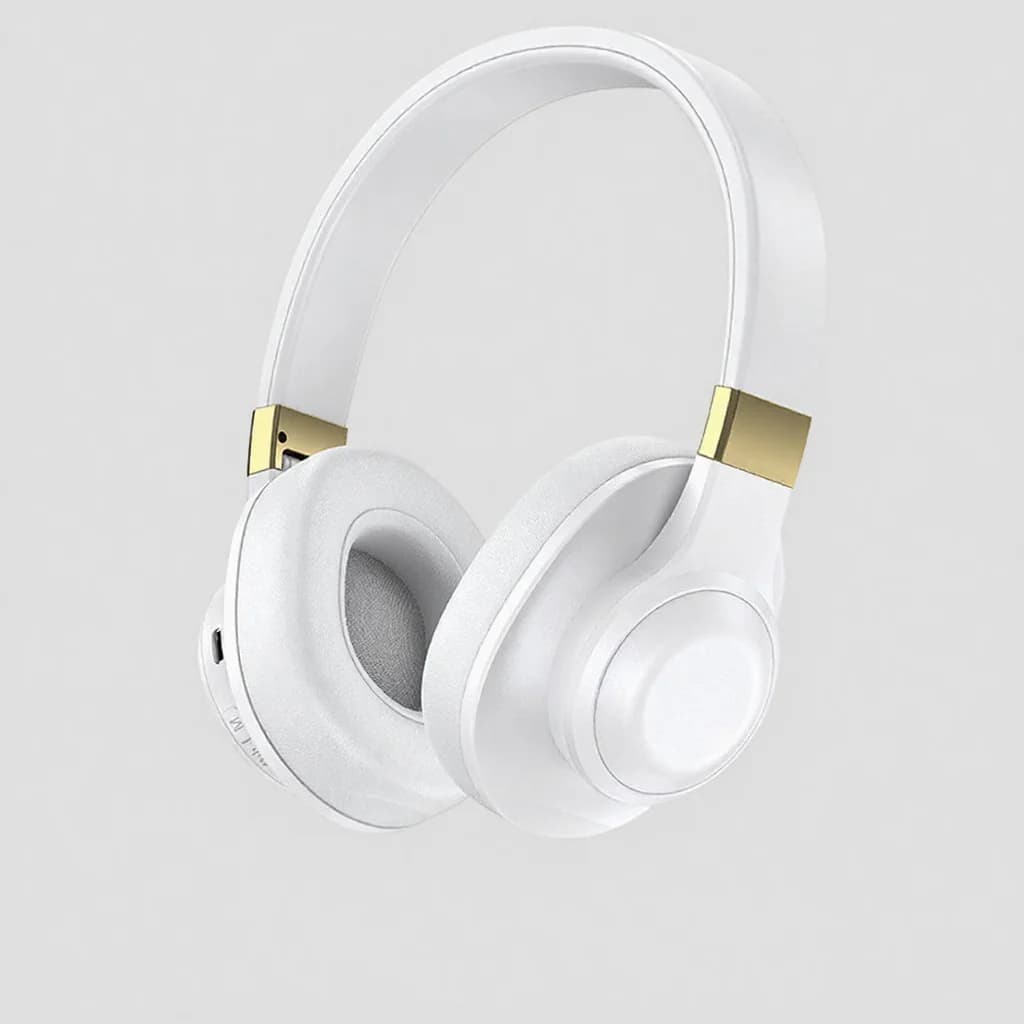 Casque Bluetooth sans fil supra-auriculaire avec basses profondes et longue autonomie