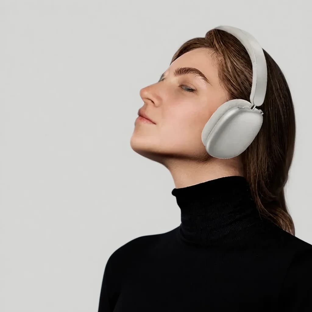 Casque sans fil supra-auriculaire avec réduction active du bruit et longue autonomie