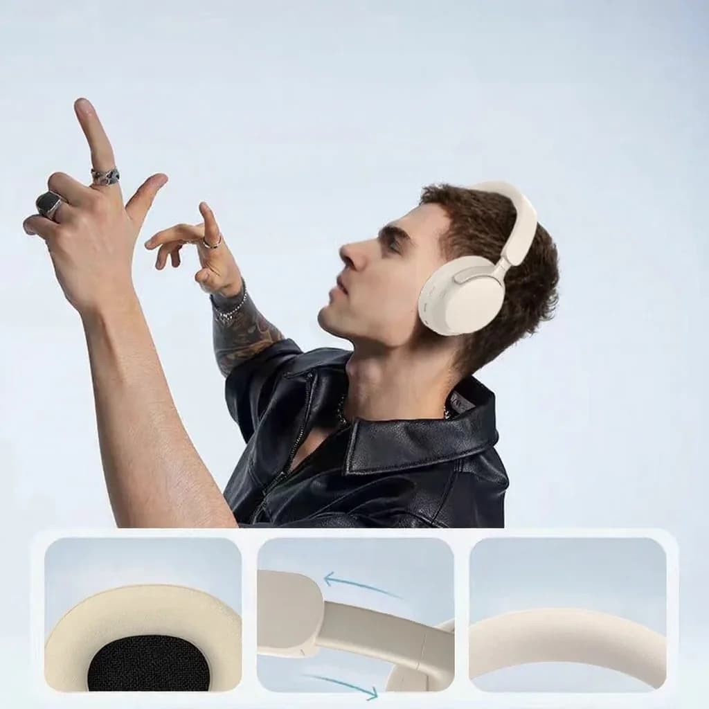 Casque sans fil supra-auriculaire avec radio FM et longue autonomie