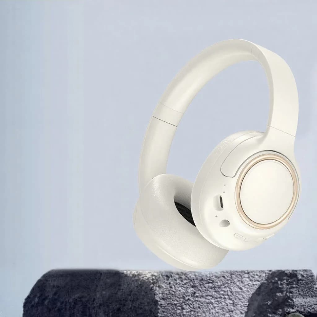 Casque sans fil supra-auriculaire avec réduction de bruit et longue autonomie
