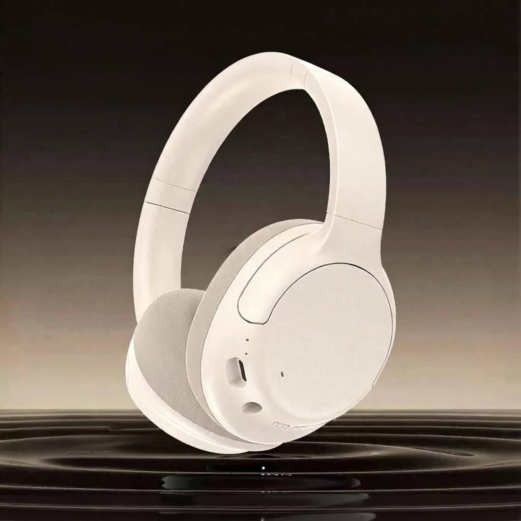 Casque Bluetooth sans fil à réduction de bruit active, supra-auriculaire, longue autonomie