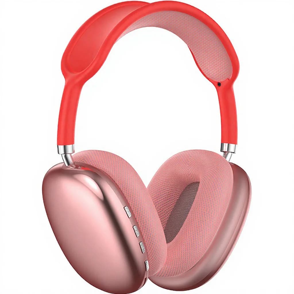 Casque sans fil supra-auriculaire avec radio FM et lecteur de carte TF