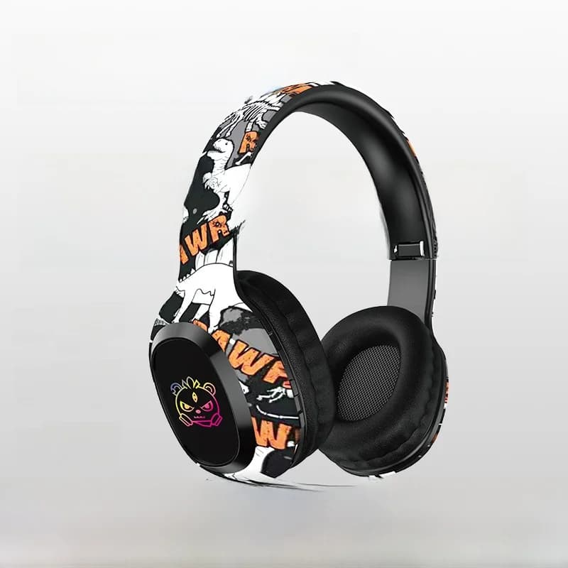 Casque sans fil supra-auriculaire avec slot carte TF et Bluetooth