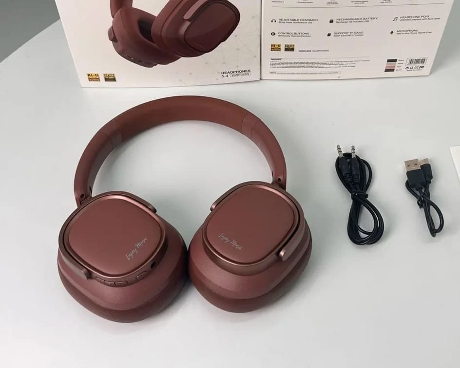 Casque sans fil rétro à réduction active de bruit