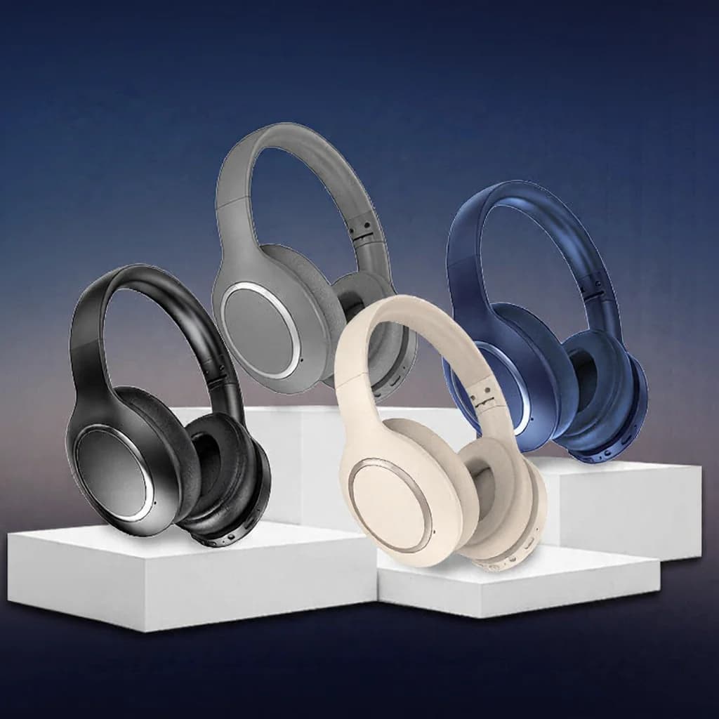 Casque Bluetooth supra-auriculaire avec réduction de bruit active et longue autonomie