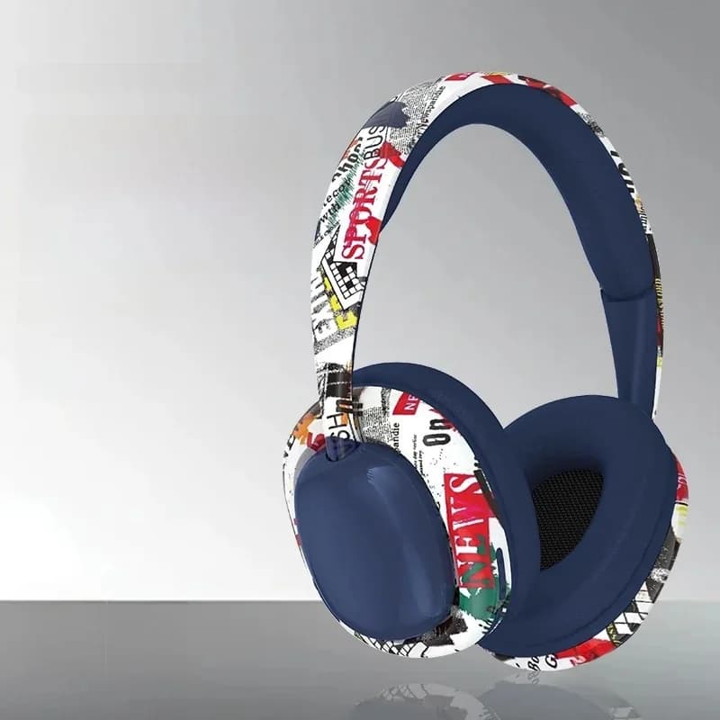 Casque Bluetooth supra-auriculaire avec basses profondes et connectivité sans fil