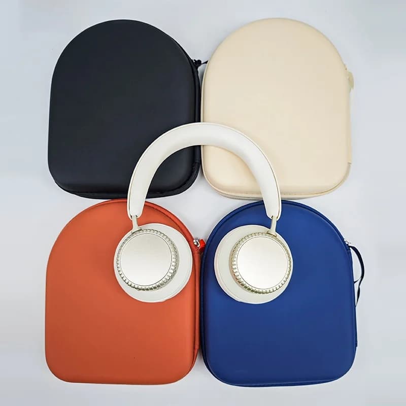 Casque Bluetooth sans fil à réduction active de bruit supra-auriculaire avec étui