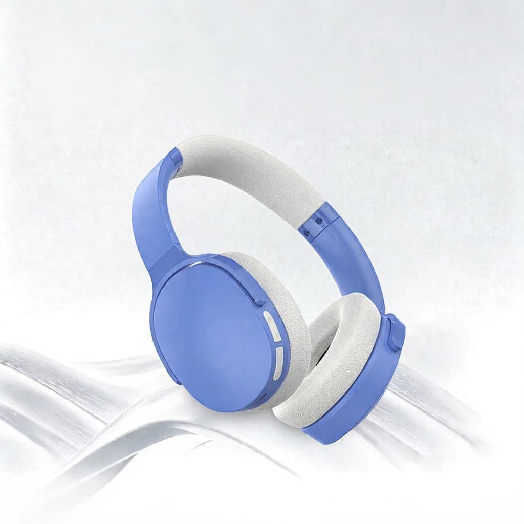 Casque Bluetooth supra-auriculaire avec FM, carte TF, modes EQ et micro