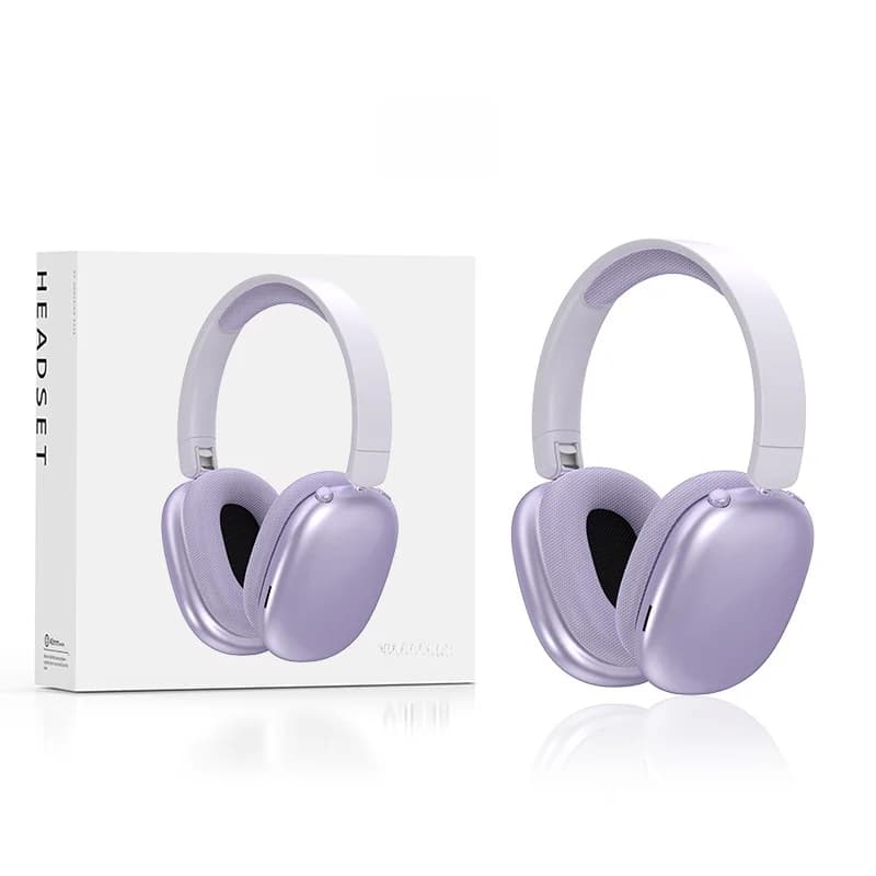 Casque Bluetooth sans fil supra-auriculaire avec longue autonomie