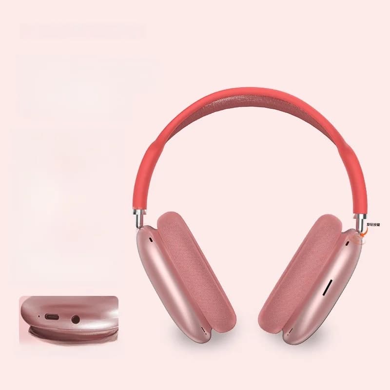 Casque supra-auriculaire Bluetooth 5.4 avec molette rotative et radio FM