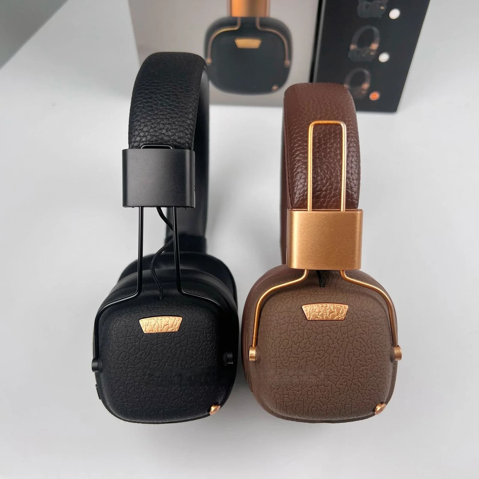 Casque Bluetooth sans fil rétro supra-auriculaire avec modes EQ
