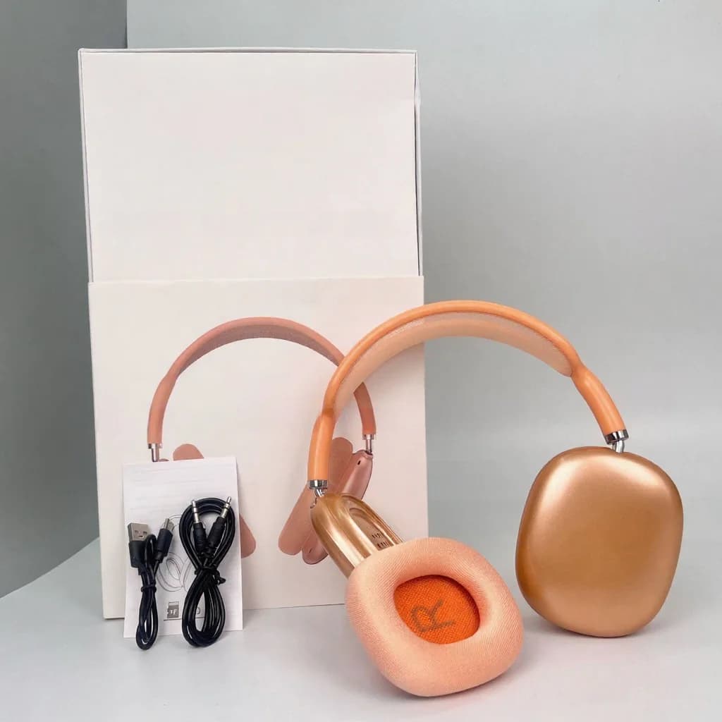 Casque sans fil supra-auriculaire avec oreillettes magnétiques et arceau en maille