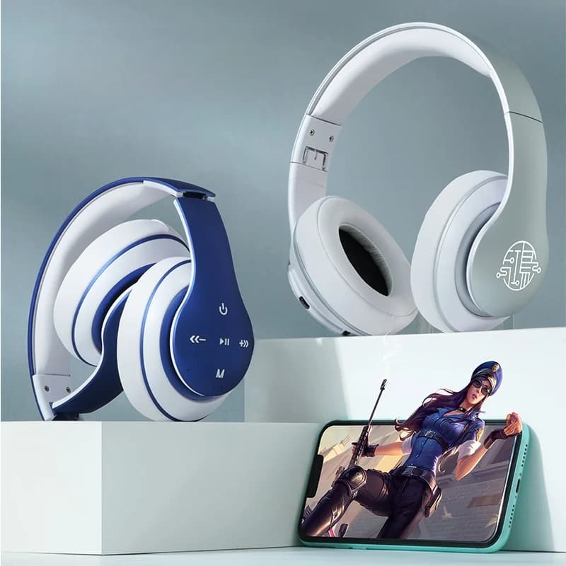 Casque Bluetooth sans fil circum-auriculaire à longue autonomie