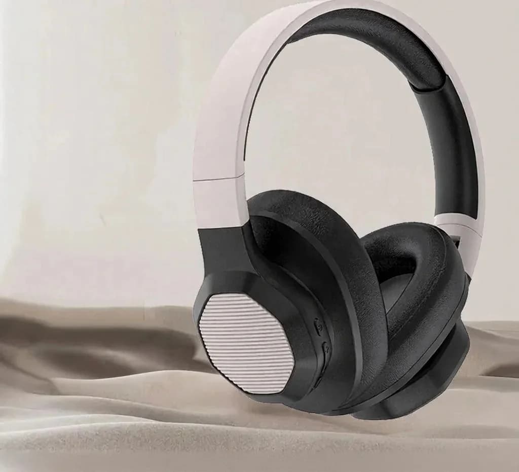 Casque Bluetooth supra-auriculaire avec radio FM et slot carte TF