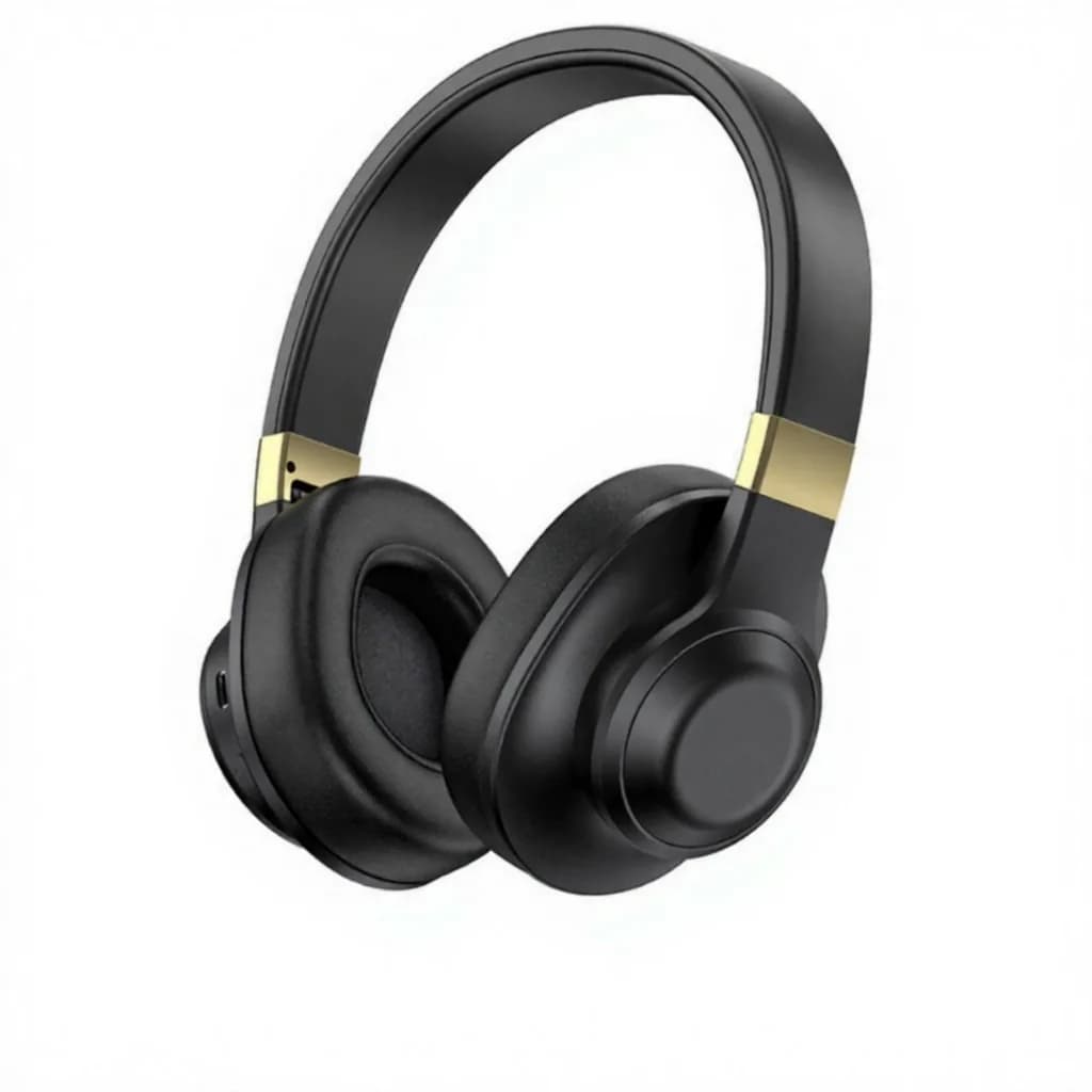 Casque Bluetooth sans fil supra-auriculaire avec basses profondes et longue autonomie