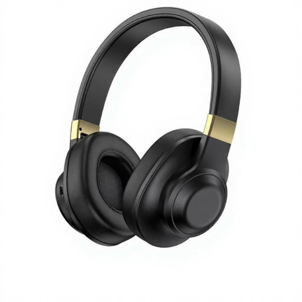 Casque Bluetooth sans fil supra-auriculaire avec basses profondes et longue autonomie