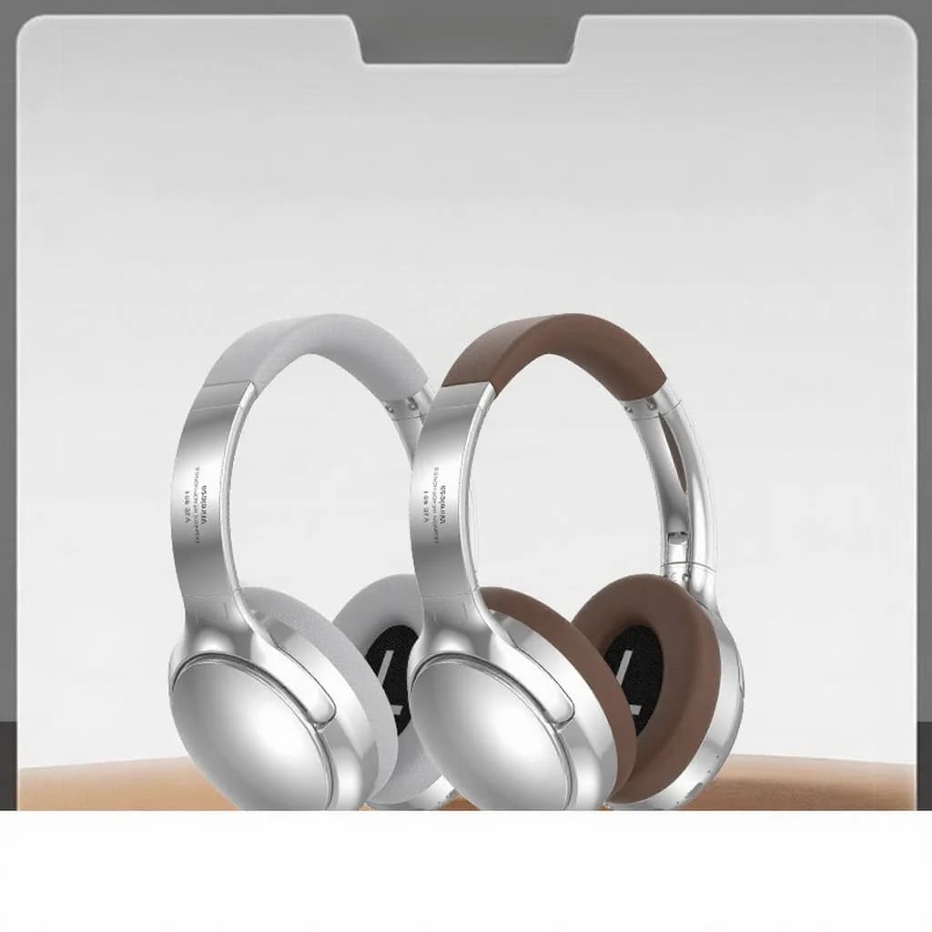 Casque Bluetooth rétro supra-auriculaire avec radio FM et mode filaire